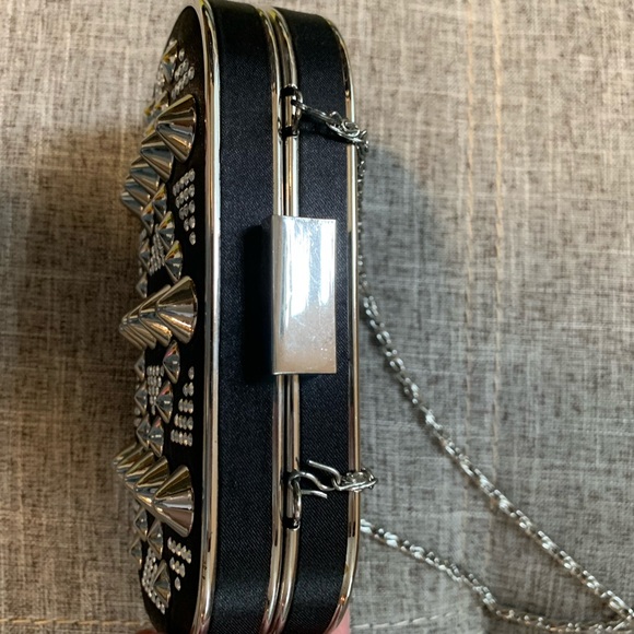 Studded clutch / evening bag - Picture 3 of 6